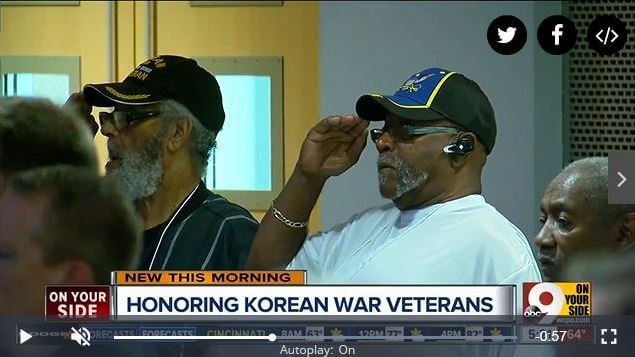 WCPO-TV interviews Korean War veterans