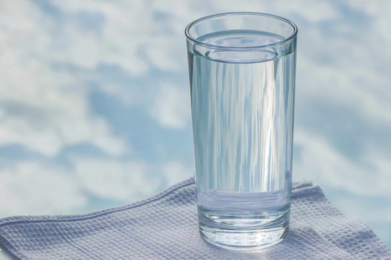 Glass of water