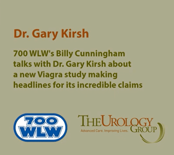 WLW – Bill Cunningham and Dr. Kirsh – New Viagra Study Making Headlines