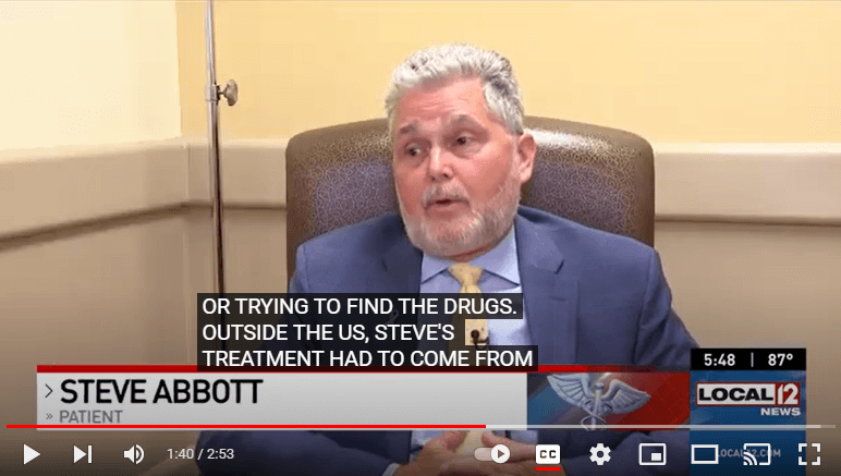 WKRC-TV – Patient speaks about prostate cancer drug shortage