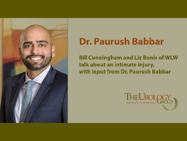 WLW – Bill Cunningham and Liz Bonis talk about an intimate injury, with input from Dr. Paurush Babbar