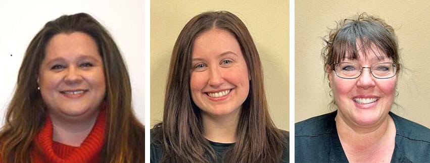 Allyson Webb, Courtney Hall, Tammy Mattlin
